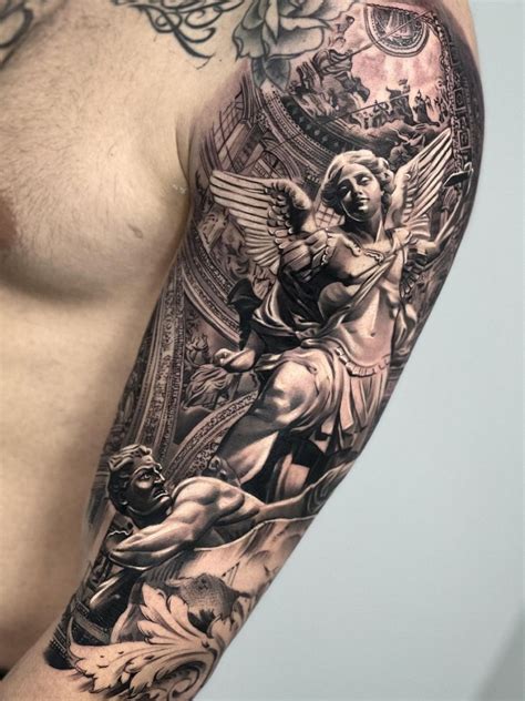 angel demon tattoo|More.